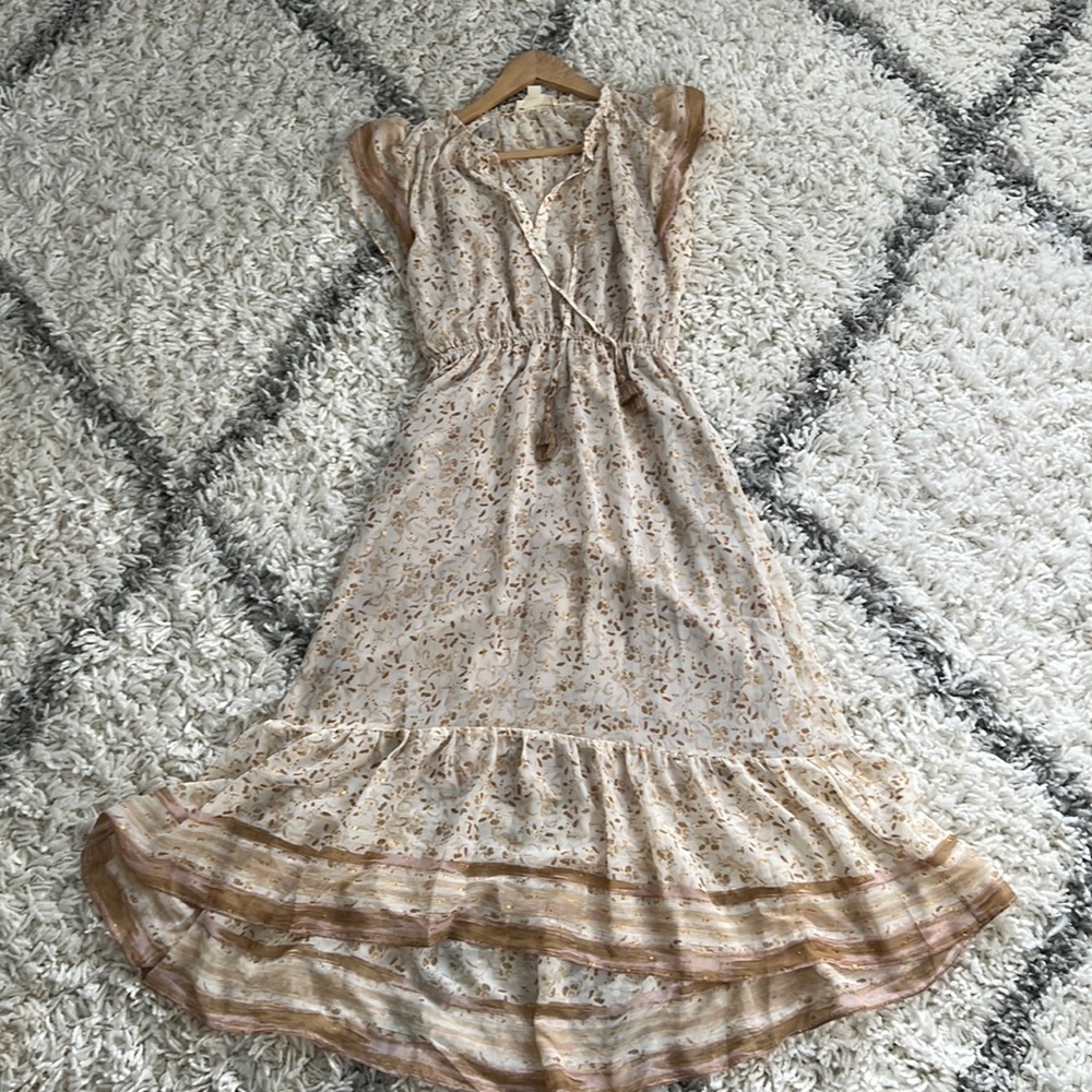 Midi metallic dress from Vici. Size small